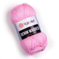Пряжа YarnArt Denim Washed (ЯрнАрт Денім Вошід) 906 рожевий   