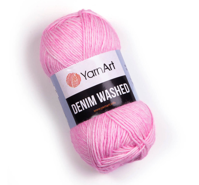 Пряжа YarnArt Denim Washed (ЯрнАрт Денім Вошід) 906 рожевий   