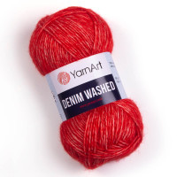 Пряжа YarnArt Denim Washed (ЯрнАрт Денім Вошід) 919 червоний
