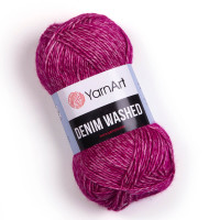 Пряжа YarnArt Denim Washed (ЯрнАрт Денім Вошід) 920 фуксія