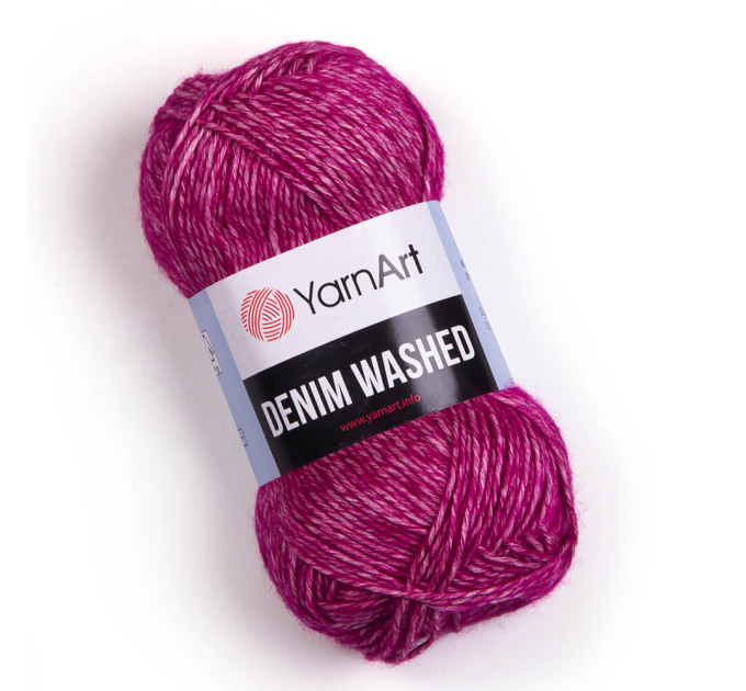 Пряжа YarnArt Denim Washed (ЯрнАрт Денім Вошід) 920 фуксія