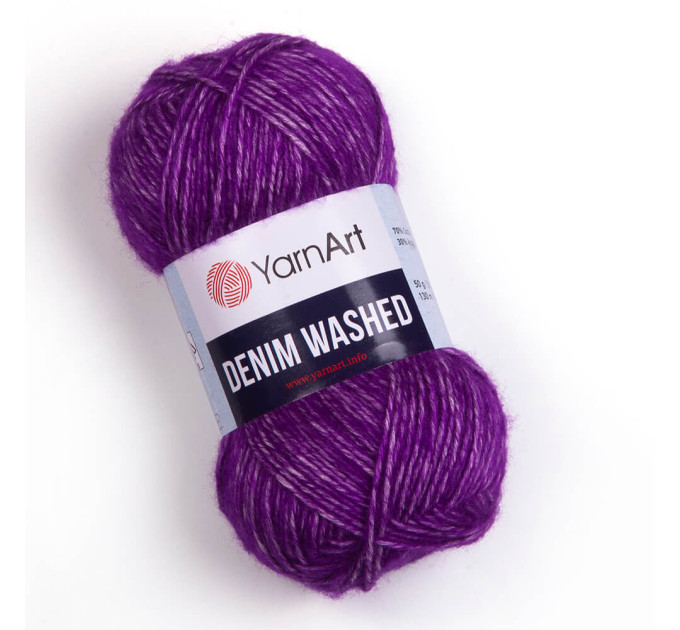 Пряжа YarnArt Denim Washed (ЯрнАрт Денім Вошід) 921 фіолетовий