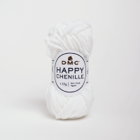 Пряжа велюрова DMC Happy Chenille 20 білий