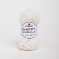 Пряжа велюрова DMC Happy Chenille (Хеппи Шиніл)  21 молоко