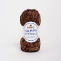 Пряжа велюрова DMC Happy Chenille (Хеппи Шиніл) 28 коричневий