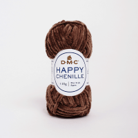 Пряжа велюрова DMC Happy Chenille 28 коричневий