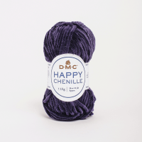 Пряжа велюрова DMC Happy Chenille 33 баклажан