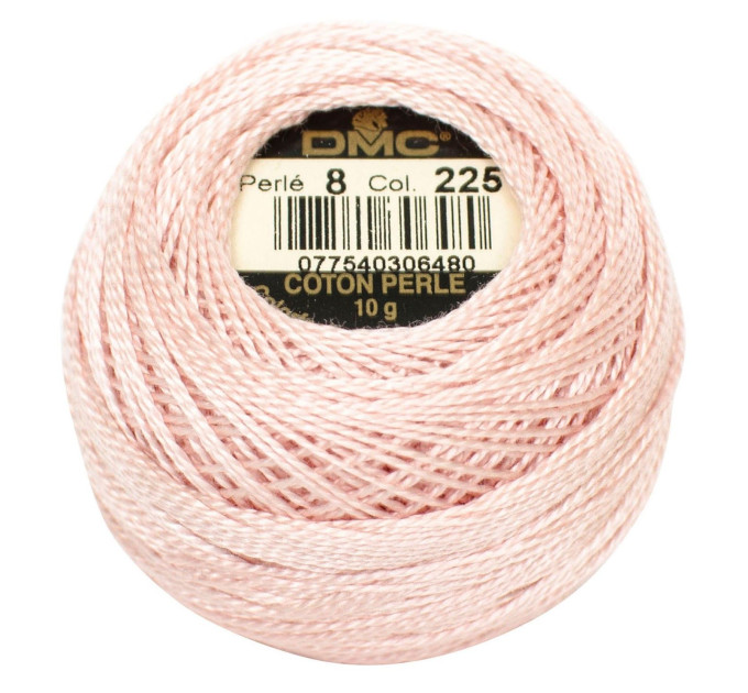 Нитки бавовняні для вишивання Dmc Pearl Cotton арт. 116/8 (дмс прел котон 8) 225