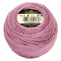 Нитки бавовняні для вишивання Dmc Pearl Cotton арт. 116/8 (дмс прел котон 8) 316
