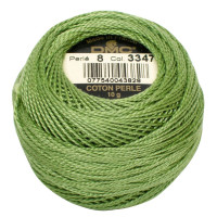 Нитки бавовняні для вишивання Dmc Pearl Cotton арт. 116/8 (дмс прел котон 8) 3347