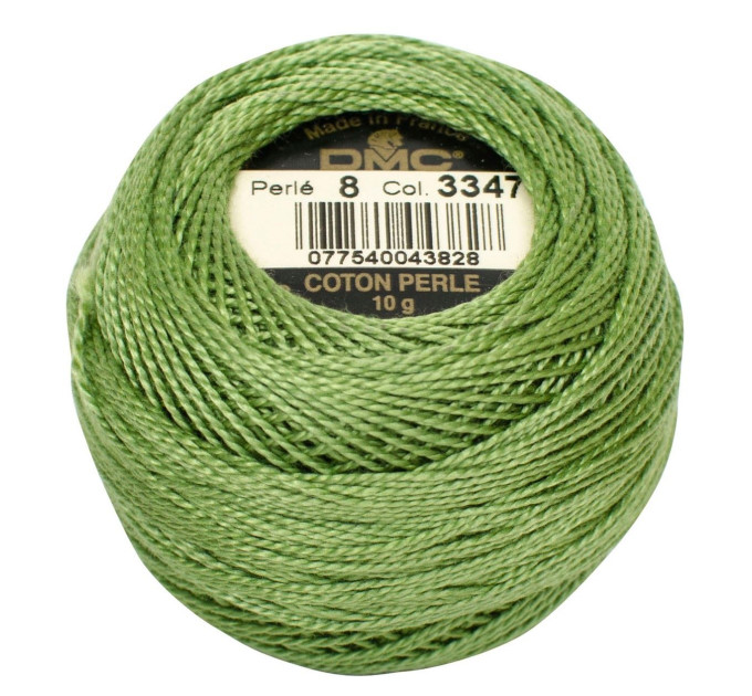 Нитки бавовняні для вишивання Dmc Pearl Cotton арт. 116/8 (дмс прел котон 8) 3347