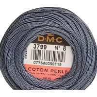 Нитки бавовняні для вишивання Dmc Pearl Cotton арт. 116/8 (дмс прел котон 8) 3799