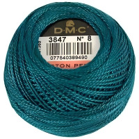 Нитки бавовняні для вишивання Dmc Pearl Cotton арт. 116/8 (дмс прел котон 8) 3847