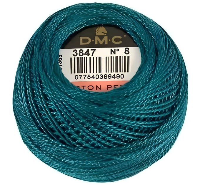 Нитки бавовняні для вишивання Dmc Pearl Cotton арт. 116/8 (дмс прел котон 8) 3847