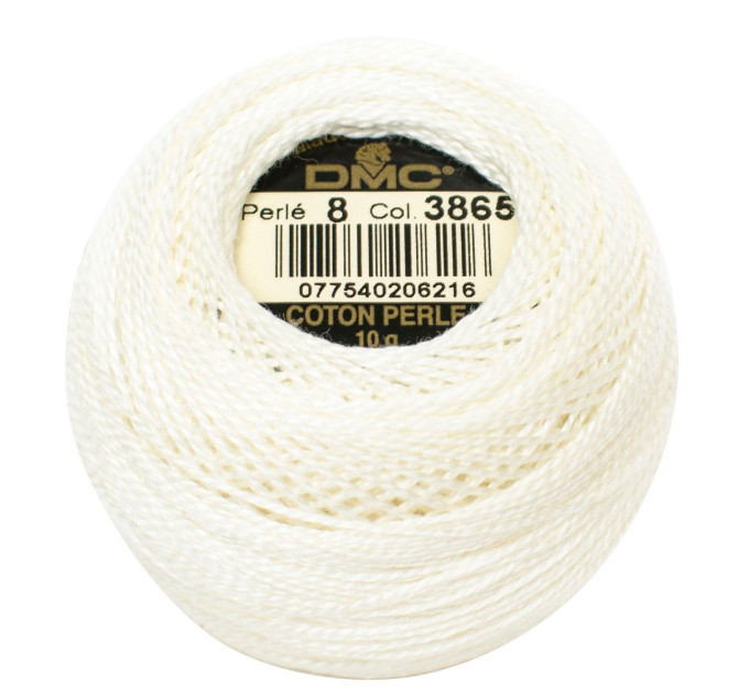 Нитки бавовняні для вишивання Dmc Pearl Cotton арт. 116/8 (дмс прел котон 8) 3865