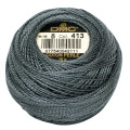 Нитки бавовняні для вишивання Dmc Pearl Cotton арт. 116/8 (дмс прел котон 8) 413