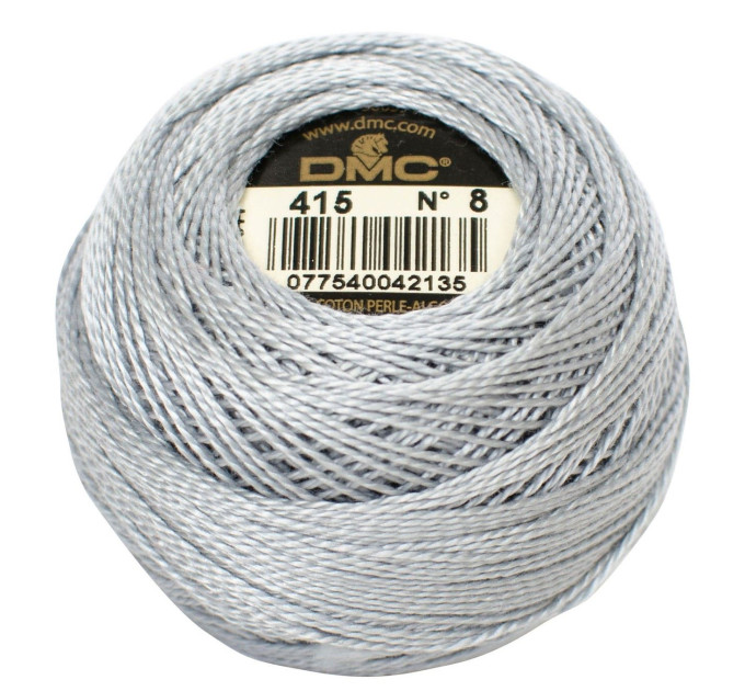 Нитки бавовняні для вишивання Dmc Pearl Cotton арт. 116/8 (дмс прел котон 8) 415