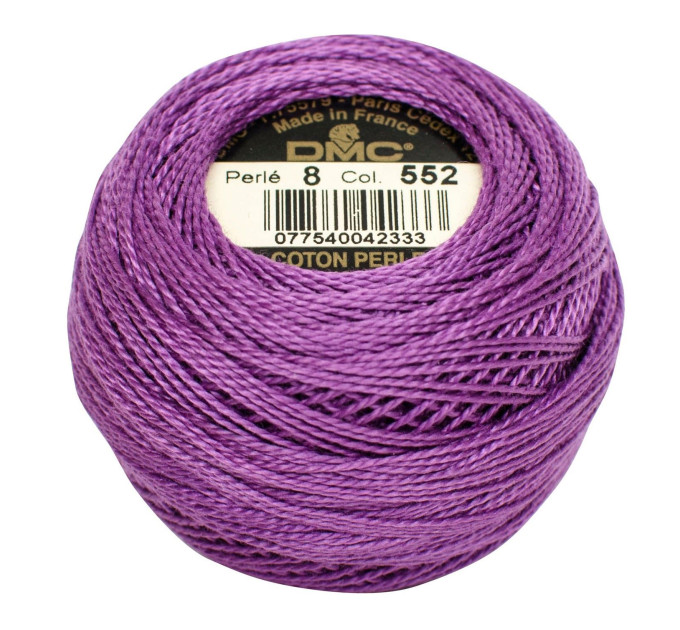 Нитки бавовняні для вишивання Dmc Pearl Cotton арт. 116/8 (дмс прел котон 8) 552