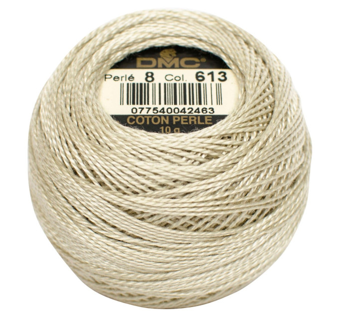 Нитки бавовняні для вишивання Dmc Pearl Cotton арт. 116/8 (дмс прел котон 8) 613