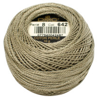Нитки бавовняні для вишивання Dmc Pearl Cotton арт. 116/8 (дмс прел котон 8) 642
