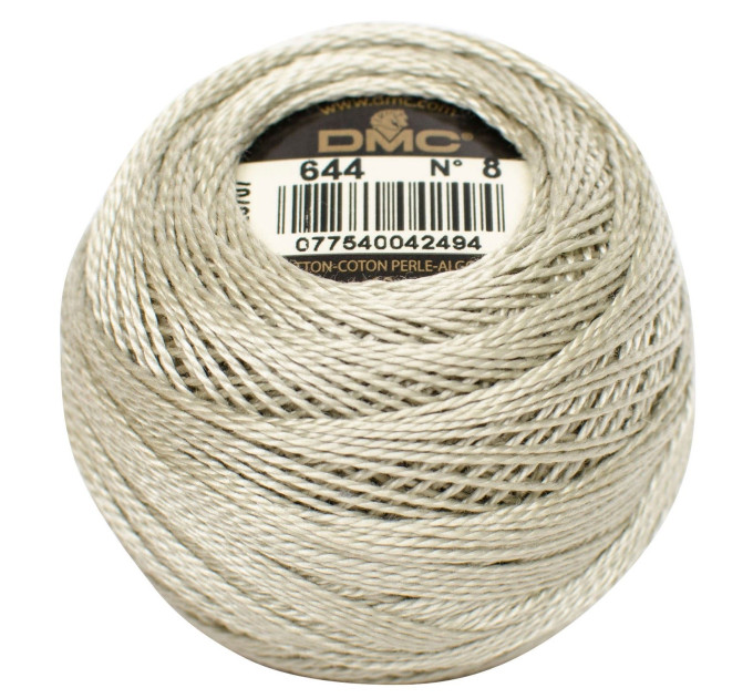 Нитки бавовняні для вишивання Dmc Pearl Cotton арт. 116/8 (дмс прел котон 8) 644