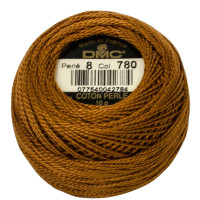Нитки бавовняні для вишивання Dmc Pearl Cotton арт. 116/8 (дмс прел котон 8) 780