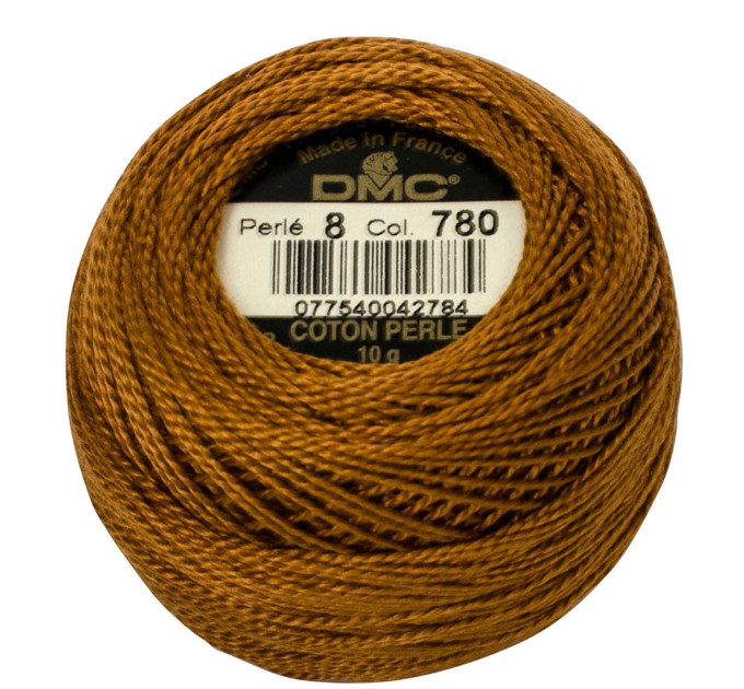 Нитки бавовняні для вишивання Dmc Pearl Cotton арт. 116/8 (дмс прел котон 8) 780