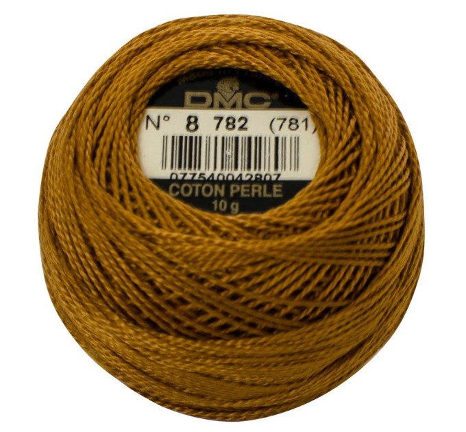 Нитки бавовняні для вишивання Dmc Pearl Cotton арт. 116/8 (дмс прел котон 8) 782