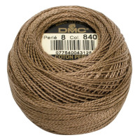 Нитки бавовняні для вишивання Dmc Pearl Cotton арт. 116/8 (дмс прел котон 8) 840