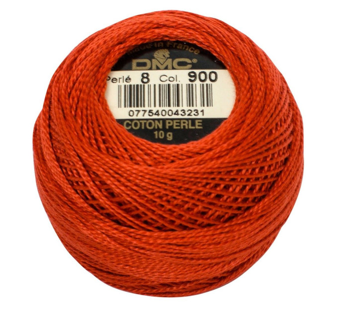 Нитки бавовняні для вишивання Dmc Pearl Cotton арт. 116/8 (дмс прел котон 8) 900