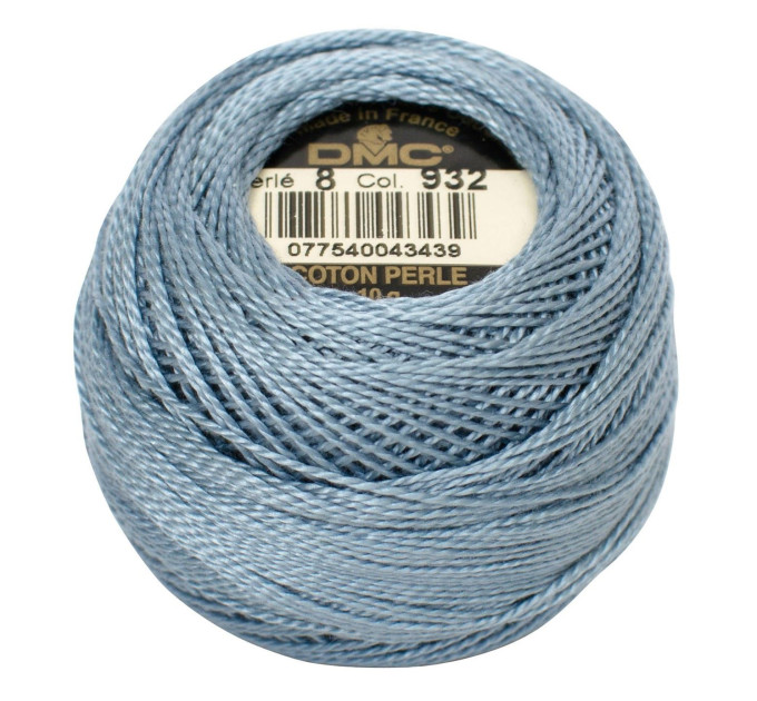 Нитки бавовняні для вишивання Dmc Pearl Cotton арт. 116/8 (дмс прел котон 8) 932