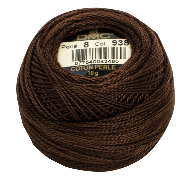 Нитки бавовняні для вишивання Dmc Pearl Cotton арт. 116/8 (дмс прел котон 8) 938