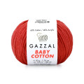Пряжа Gazzal Baby Cotton | Газзал Бебі Коттон 3418 корал