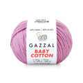 Пряжа Gazzal Baby Cotton | Газзал Бебі Коттон 3422 бузок