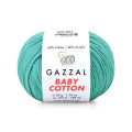 Пряжа Gazzal Baby Cotton | Газзал Бебі Коттон 3426 яскрава м'ята