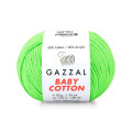 Пряжа Gazzal Baby Cotton | Газзал Бебі Коттон 3427 світло зелений