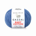 Пряжа Gazzal Baby Cotton | Газзал Бебі Коттон 3431 джинс
