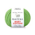 Пряжа Gazzal Baby Cotton | Газзал Бебі Коттон 3448 св.зелений