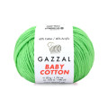 Пряжа Gazzal Baby Cotton | Газзал Бебі Коттон 3466 ніжний салат