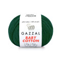 Пряжа Gazzal Baby Cotton | Газзал Бебі Коттон 3467 смарагд