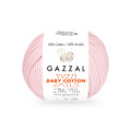Пряжа Gazzal Baby Cotton XL | Газзал Бебі Коттон ХЛ 3411 св. рожевий