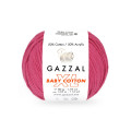 Пряжа Gazzal Baby Cotton XL | Газзал Бебі Коттон ХЛ 3415 малинай