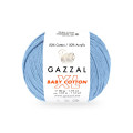 Пряжа Gazzal Baby Cotton XL | Газзал Бебі Коттон ХЛ 3423 блакитний