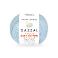 Пряжа Gazzal Baby Cotton XL | Газзал Бебі Коттон ХЛ 3429 св. блакитний