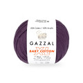 Пряжа Gazzal Baby Cotton XL | Газзал Бебі Коттон ХЛ 3441 виноградний