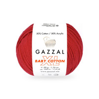 Пряжа Gazzal Baby Cotton XL | Газзал Бебі Коттон ХЛ 3443 бордо