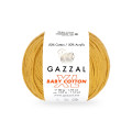 Пряжа Gazzal Baby Cotton XL | Газзал Бебі Коттон ХЛ 3447 гірчичний