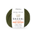 Пряжа Gazzal Baby Cotton XL | Газзал Бебі Коттон ХЛ 3463 хакі