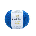 Пряжа Gazzal Baby Wool | Газзал Бебі Вул 802 тем. синій