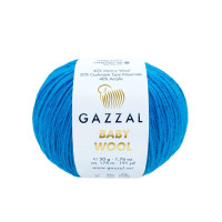Пряжа Gazzal Baby Wool | Газзал Бебі Вул 830 волошковий
